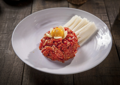 육회生搬牛肉BeefTartare