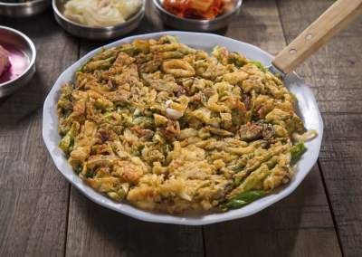 해물파전海鲜葱饼SeafoodPancake